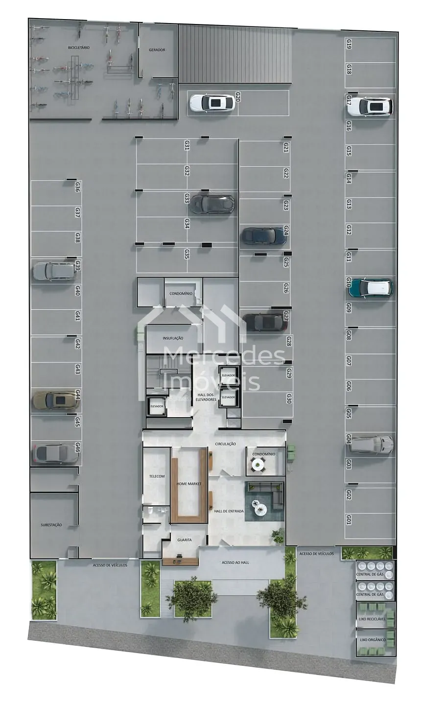 Foto 43 de Apartamento com 1 suíte + 2 dormitórios à venda, Centro, Itajaí, SC
