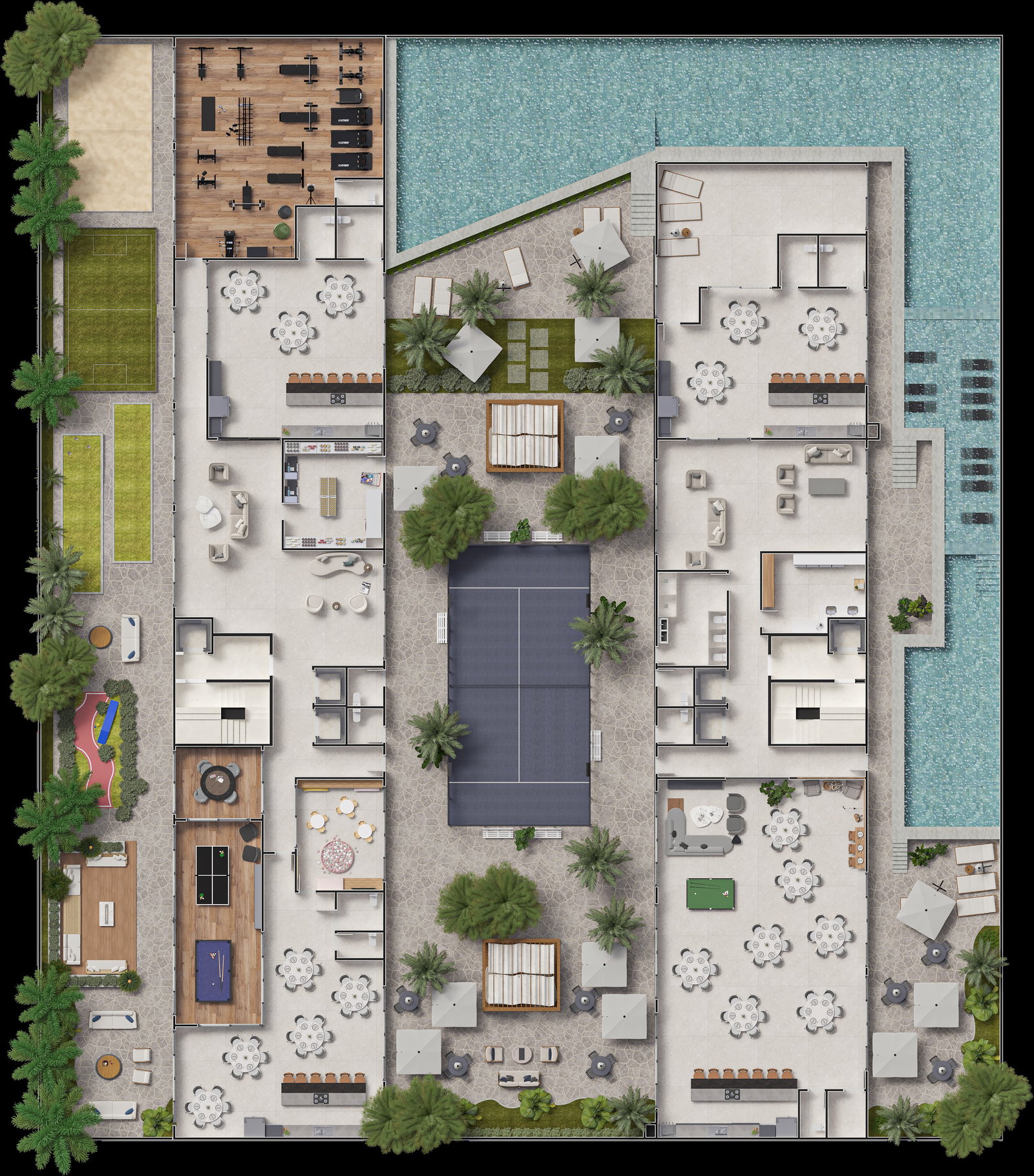 Planta Lazer do Istanbul Park Home