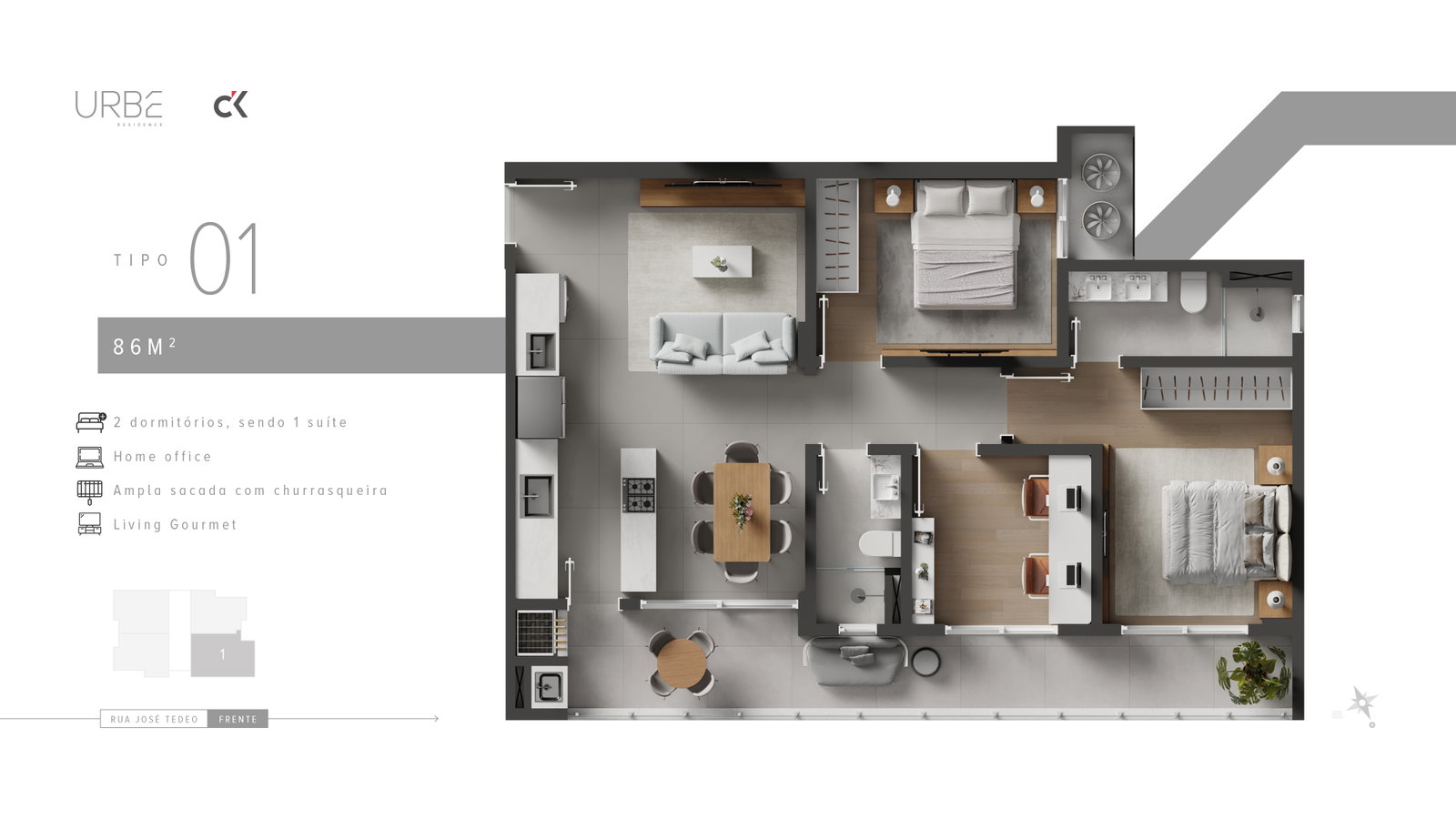 Planta 6 de Urbe Residence