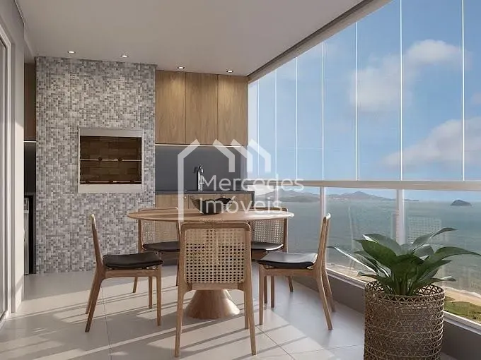 Foto 15 de Apartamento frente mar com 1 suíte + 2 demisuítes à venda, 110 m² - Centro - Navegantes/SC