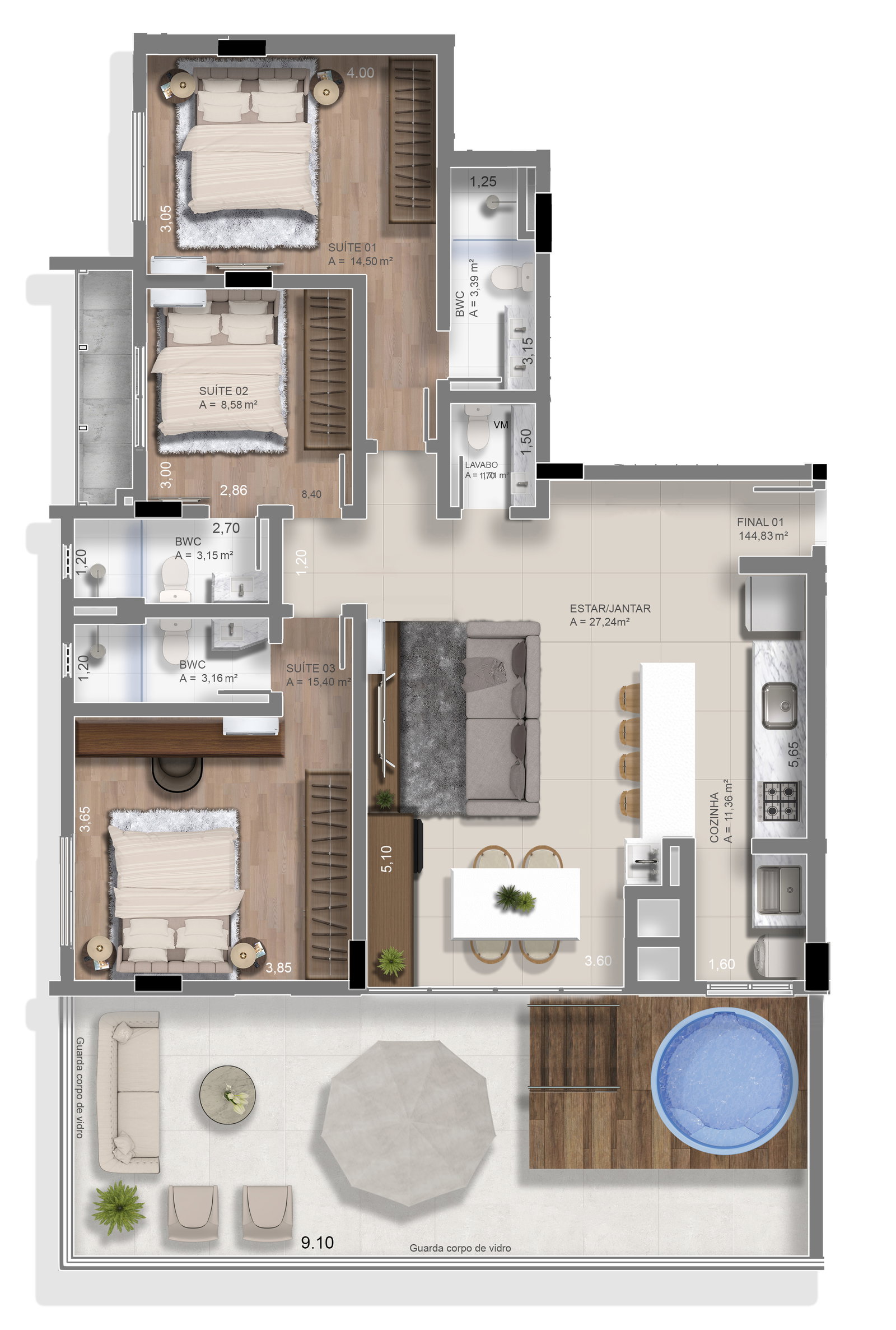 Planta 6 de Delos Residence
