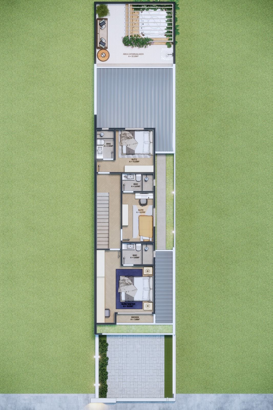 Planta 1 de Residencial Ibiza