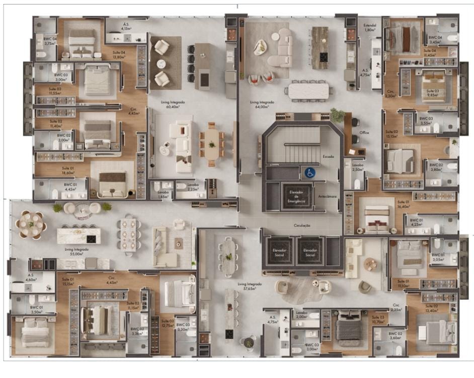 Planta 2 de Grand Rooftop