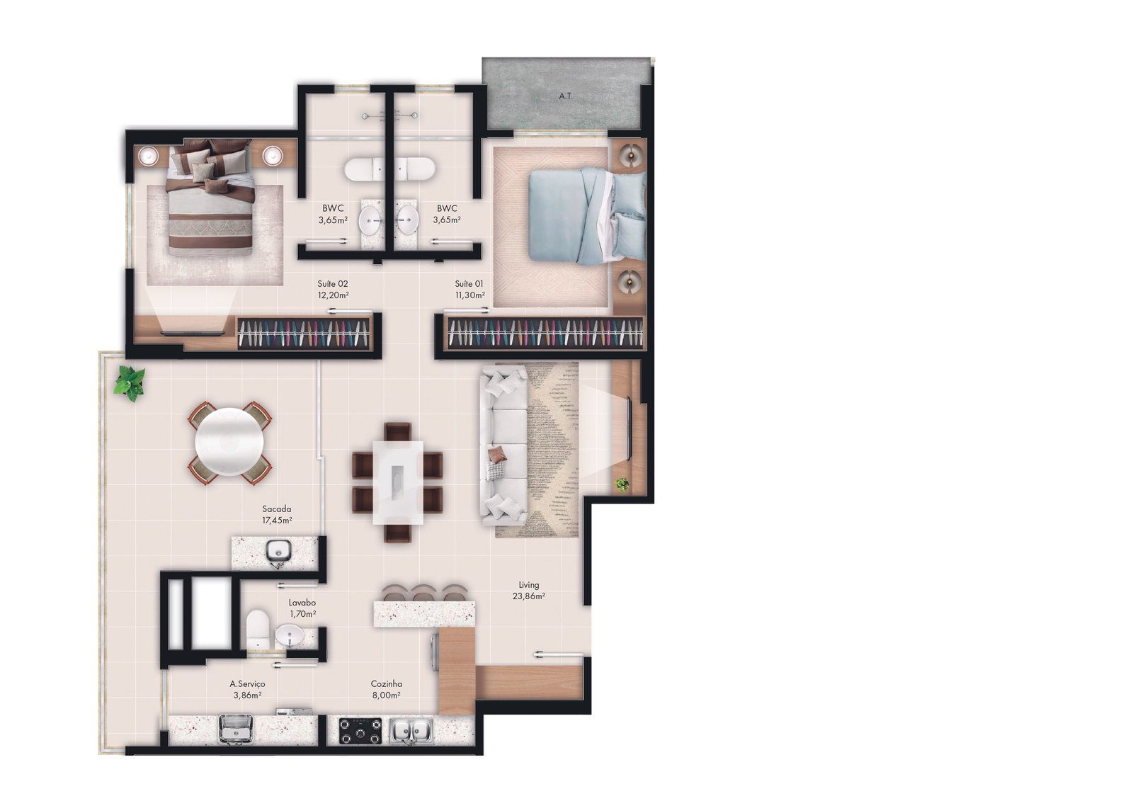 Planta 6 de Portal 246 Residence