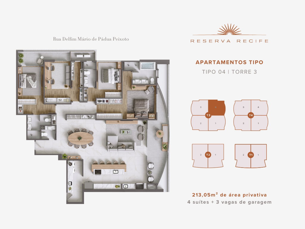 Planta 4 de Reserva Recife
