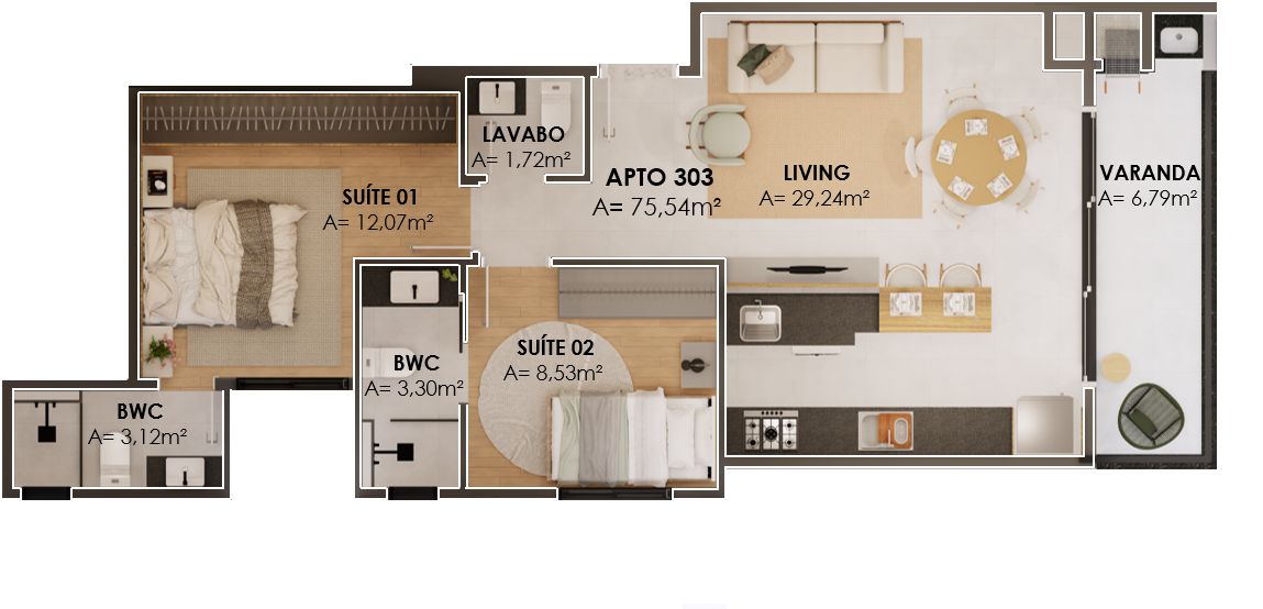 Planta 4 de Residencial Solares