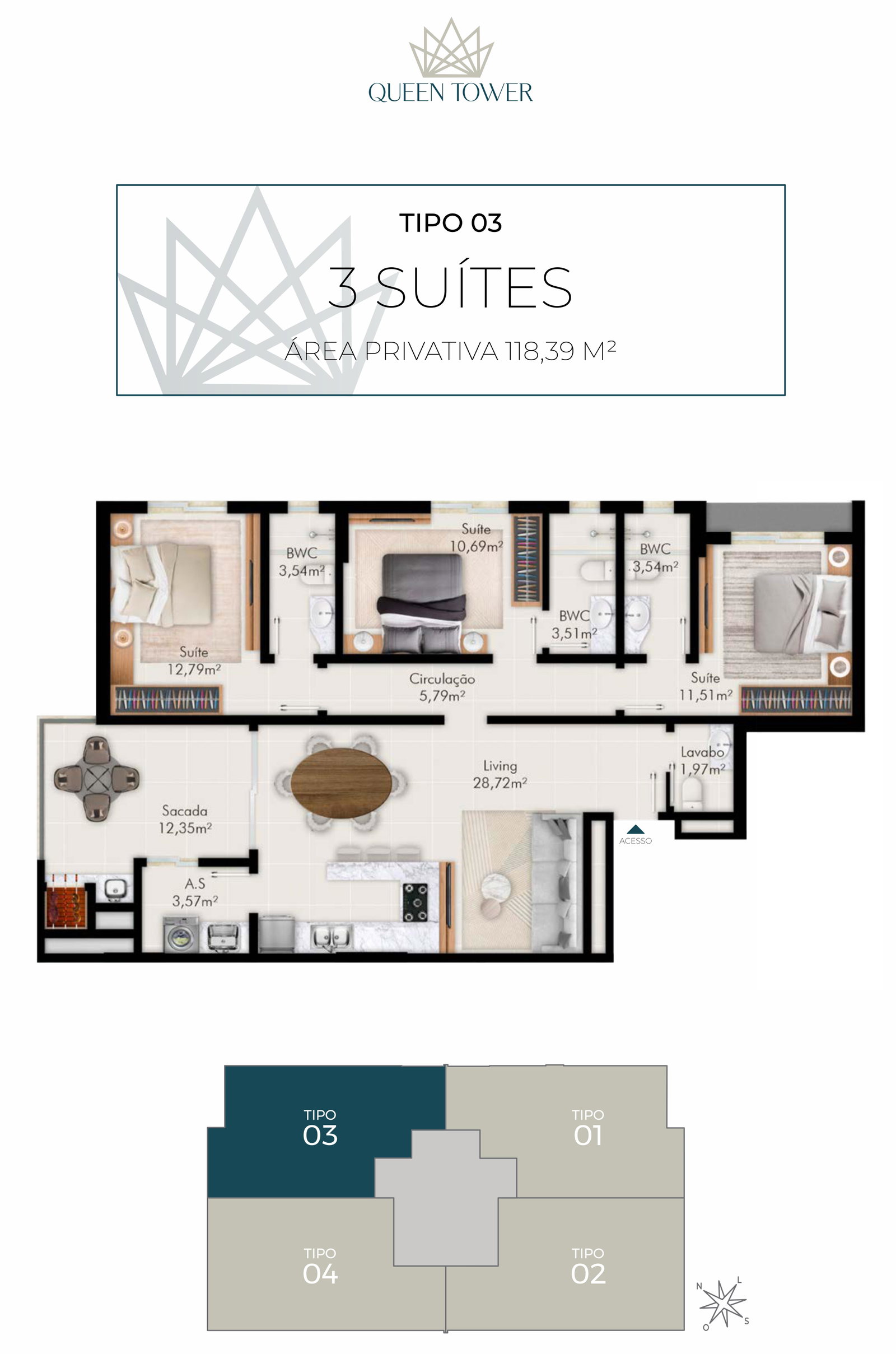 Planta 4 de Queen Tower