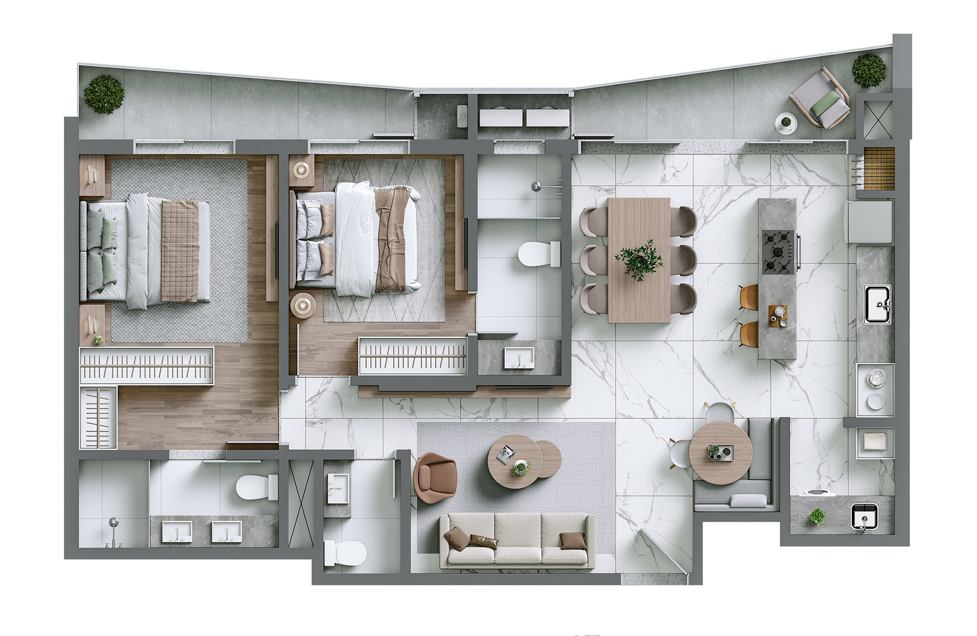 Planta 6 de Bossa