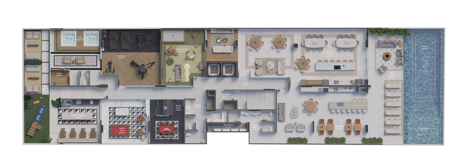 Planta 1 de Mont Blanc Residence