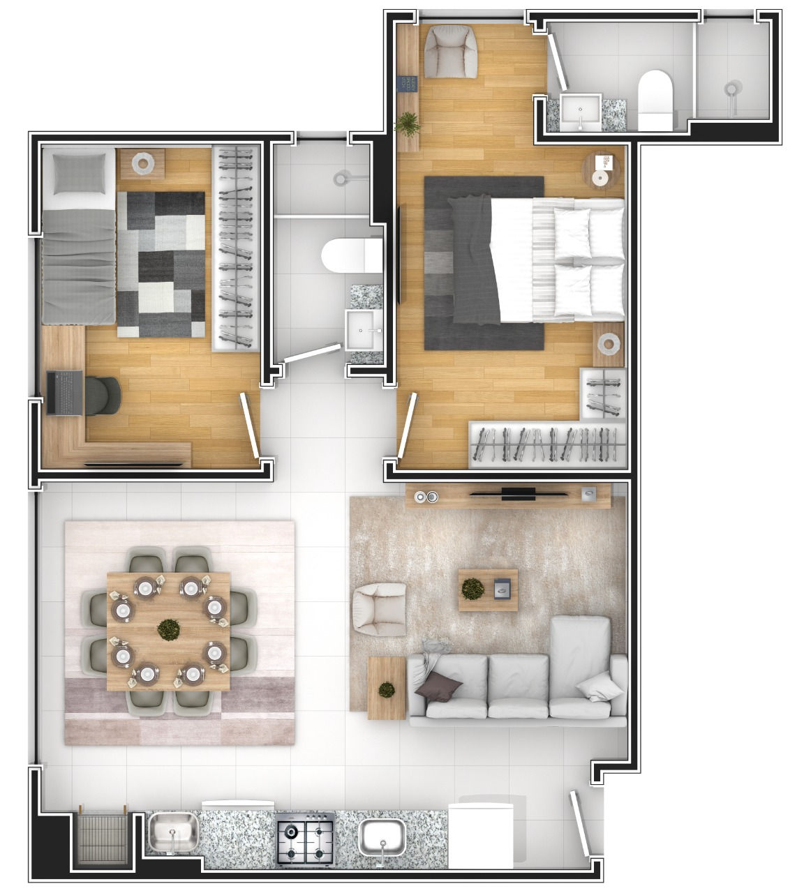 Planta 2 de Residencial Lago di Ledro
