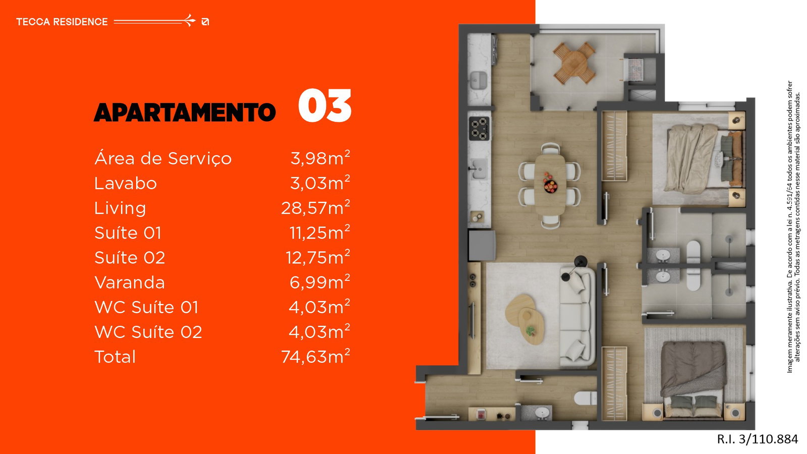 Planta 2 de Tecca Residence