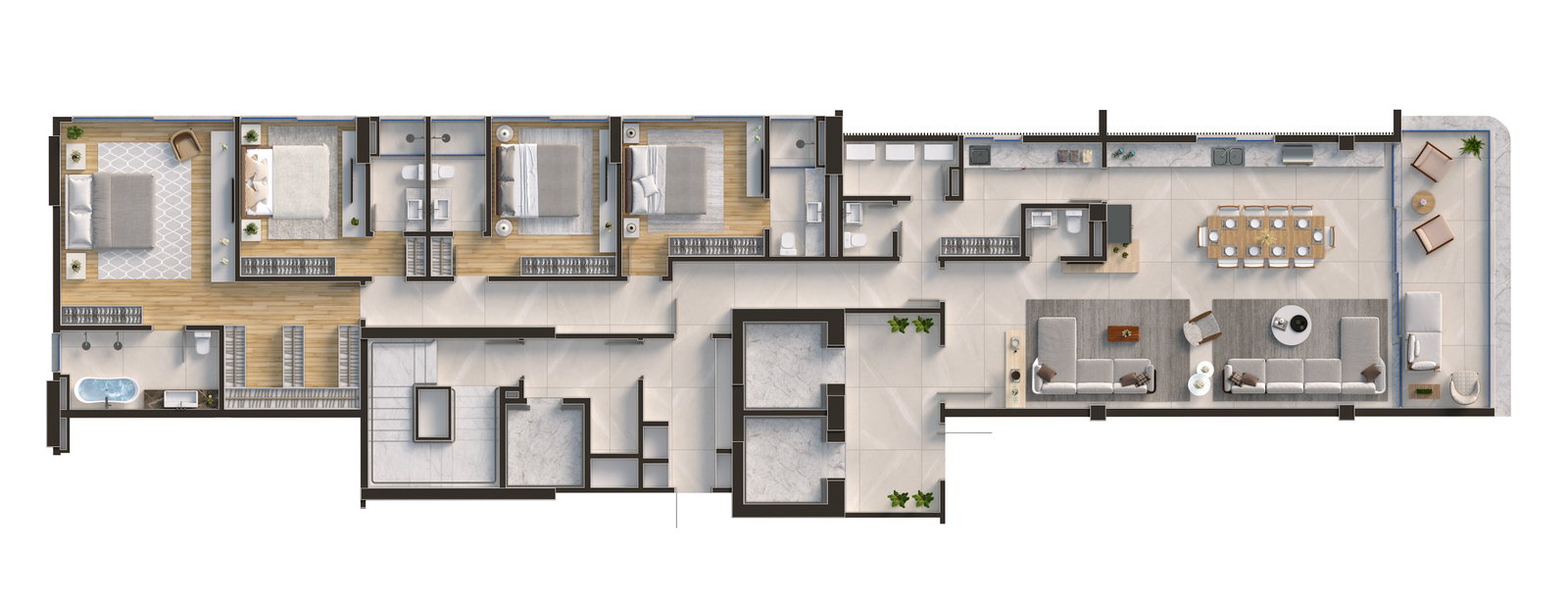 Planta 4 de Edify One