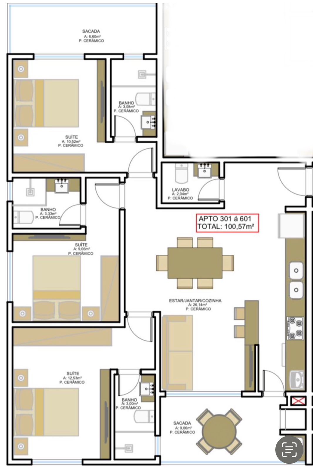 Planta 11 de Palm Beach Home Club