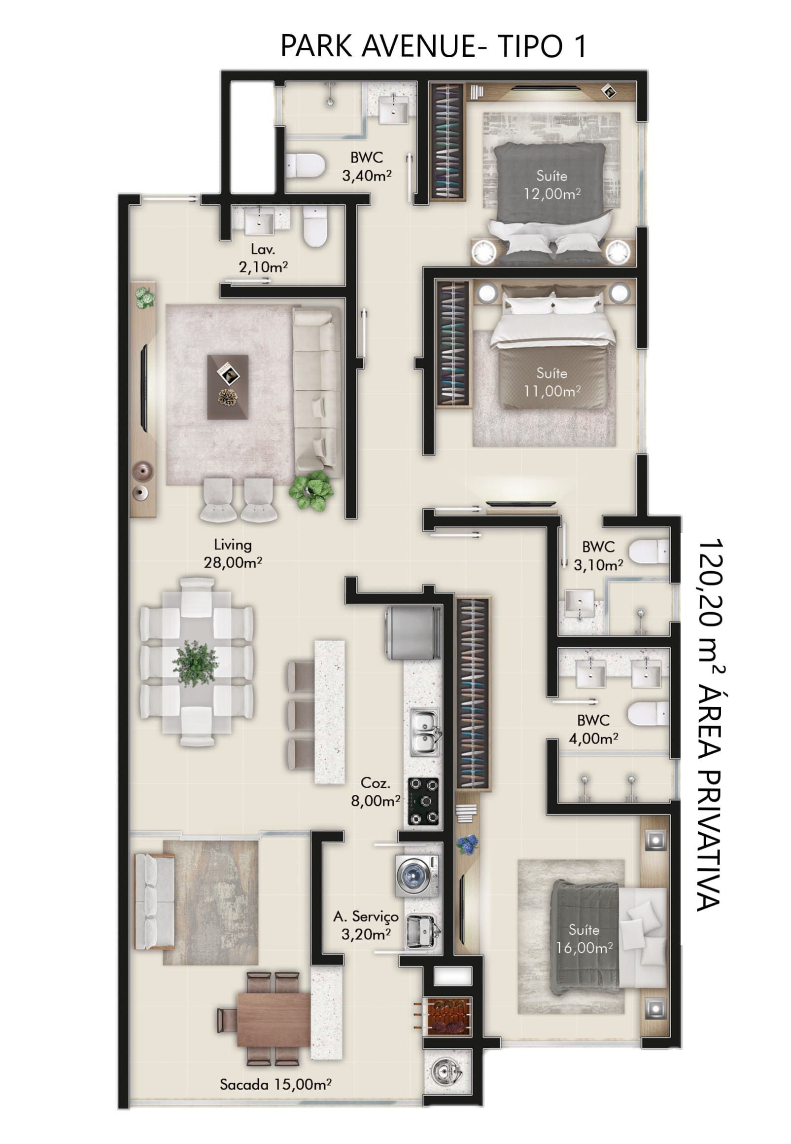 Planta 4 de Park Avenue