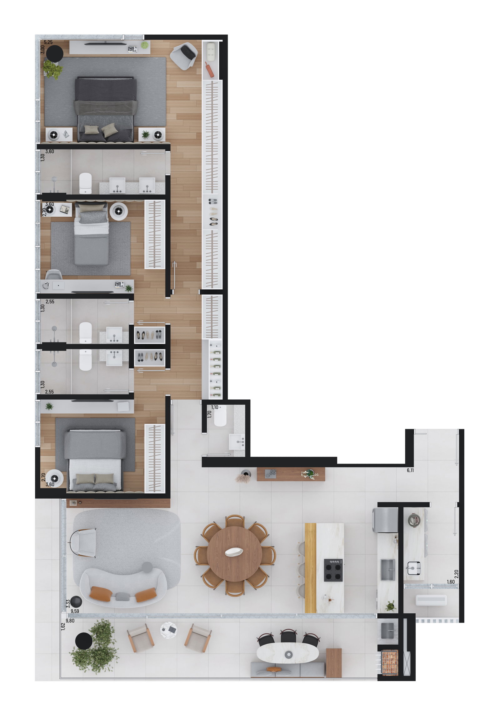 Planta 5 de Aria