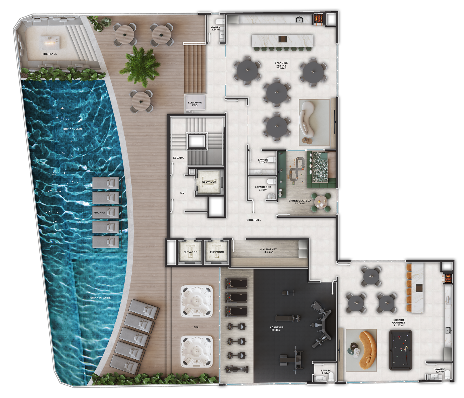 Planta 1 de Wine Tower