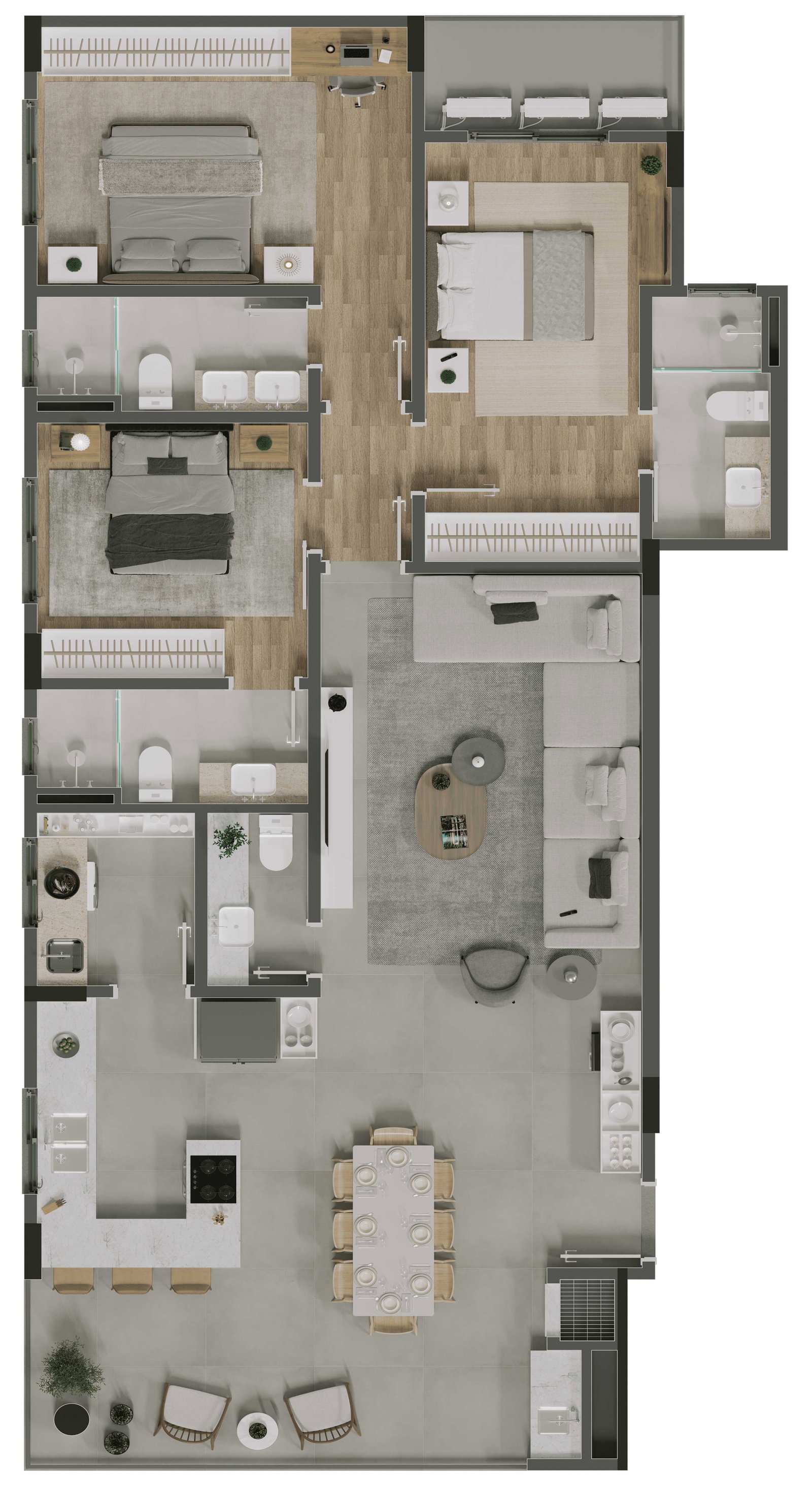 Planta 2 de 3.500 Beach House
