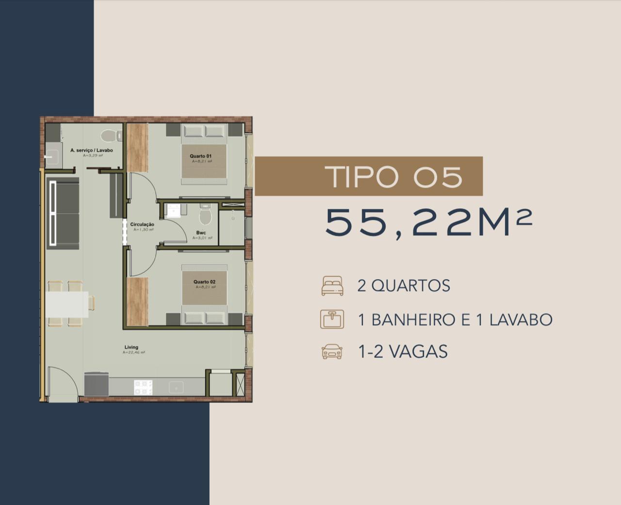 Planta 5 de 14 Bis Home Club