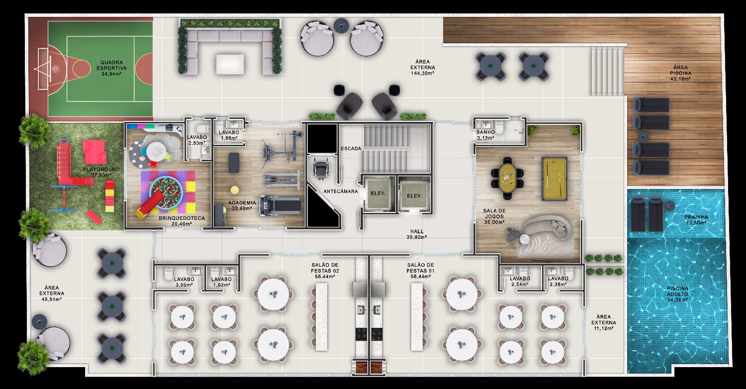 Planta 2 de Magnífico Residence