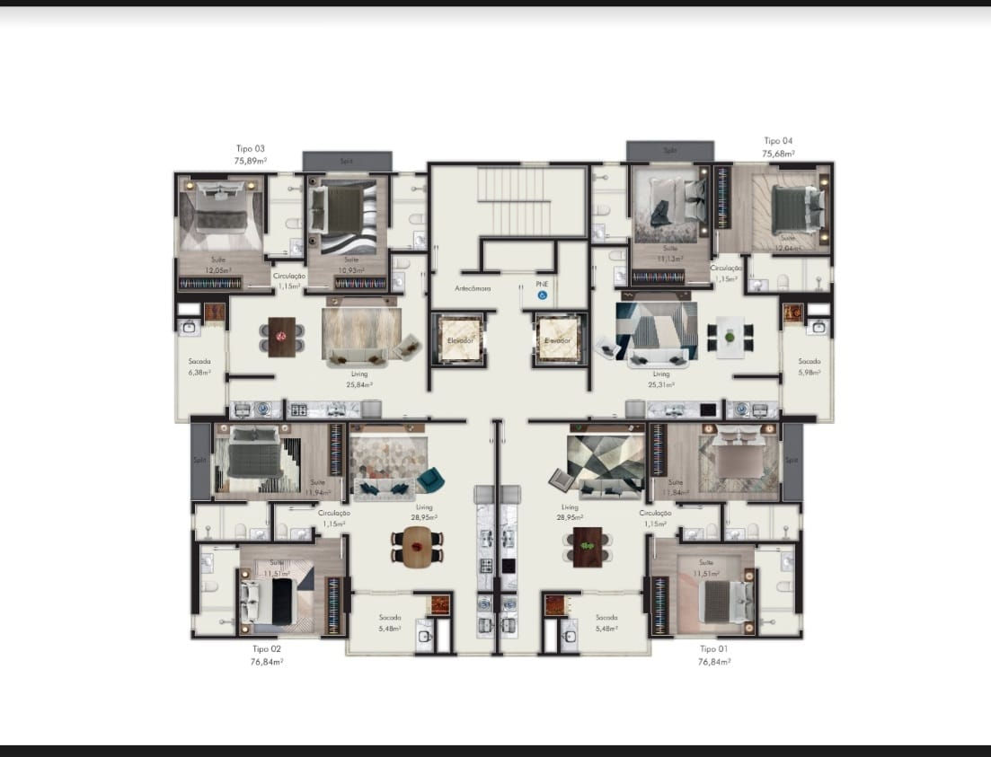 Planta 2 de Beach Tower