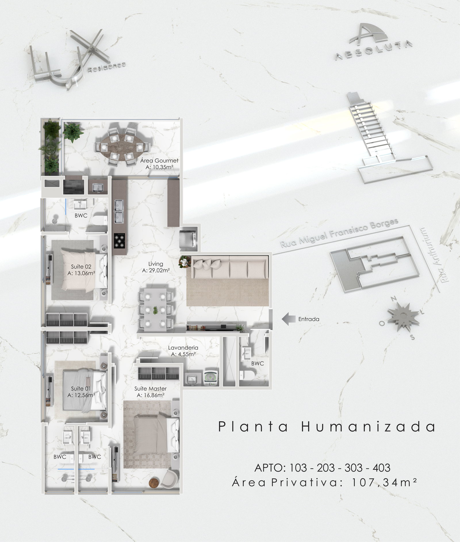 Planta 3 de Brava Lux