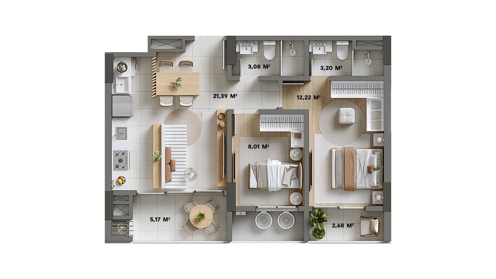 Planta 8 de Brava Living