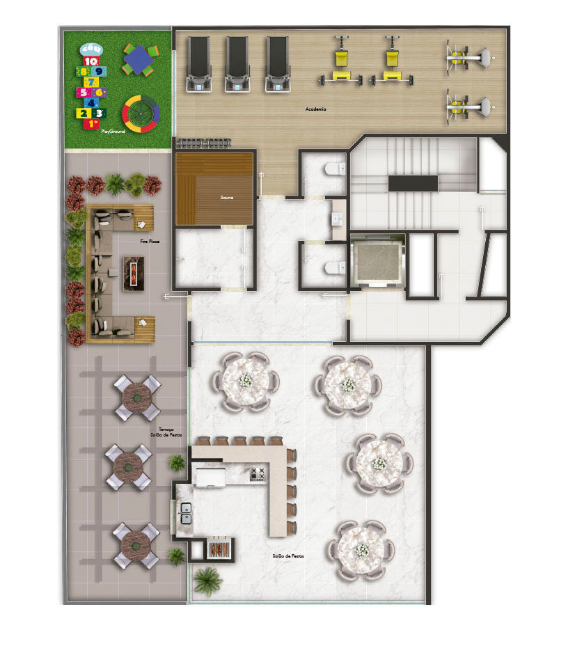 Planta 1 de Sage Exclusive Residence