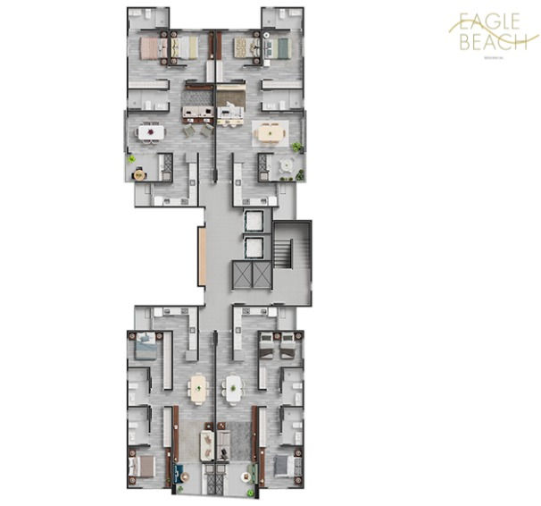 Planta 3 de Residencial Eagle Beach