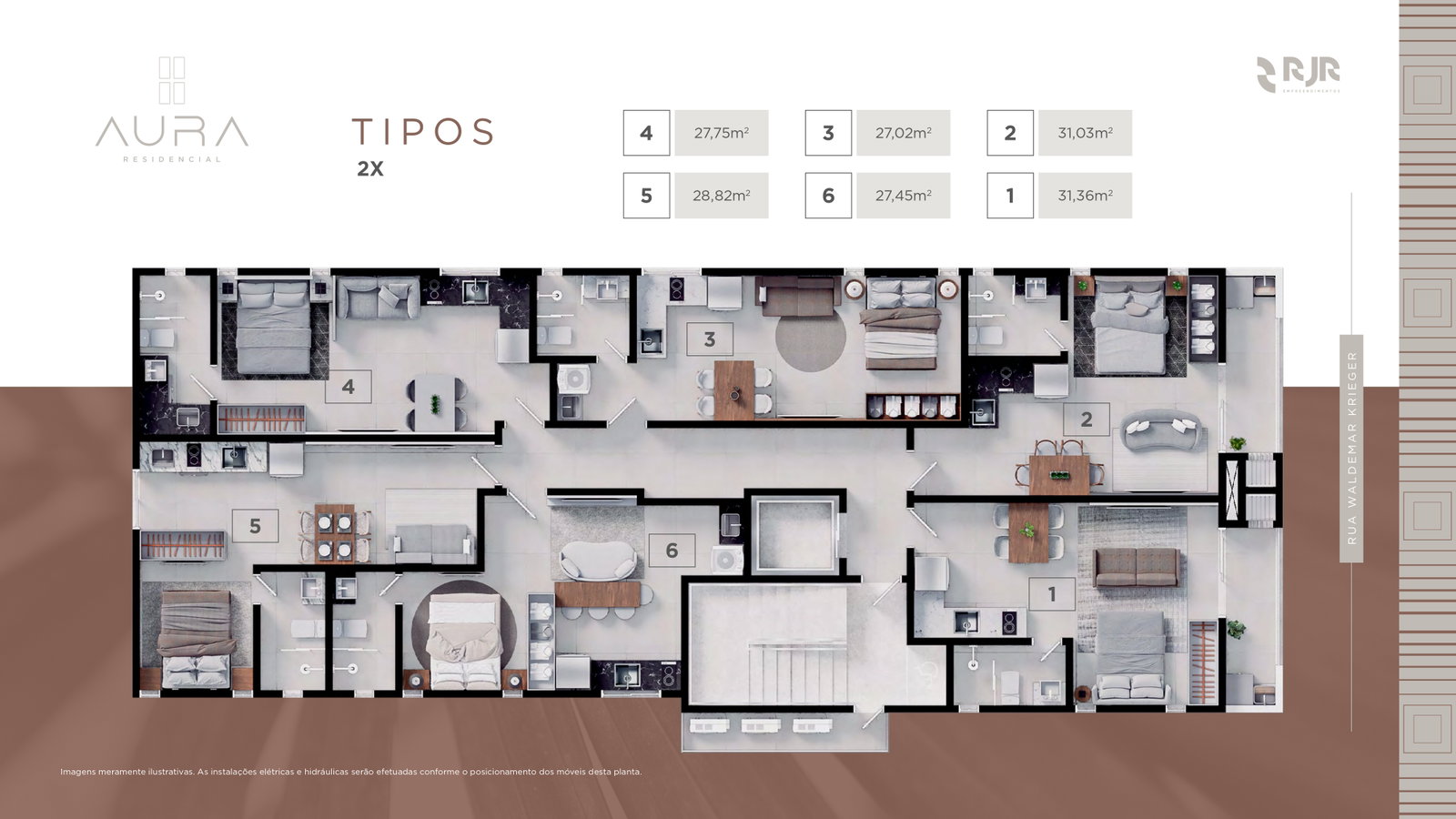 Planta 10 de Residencial Aura