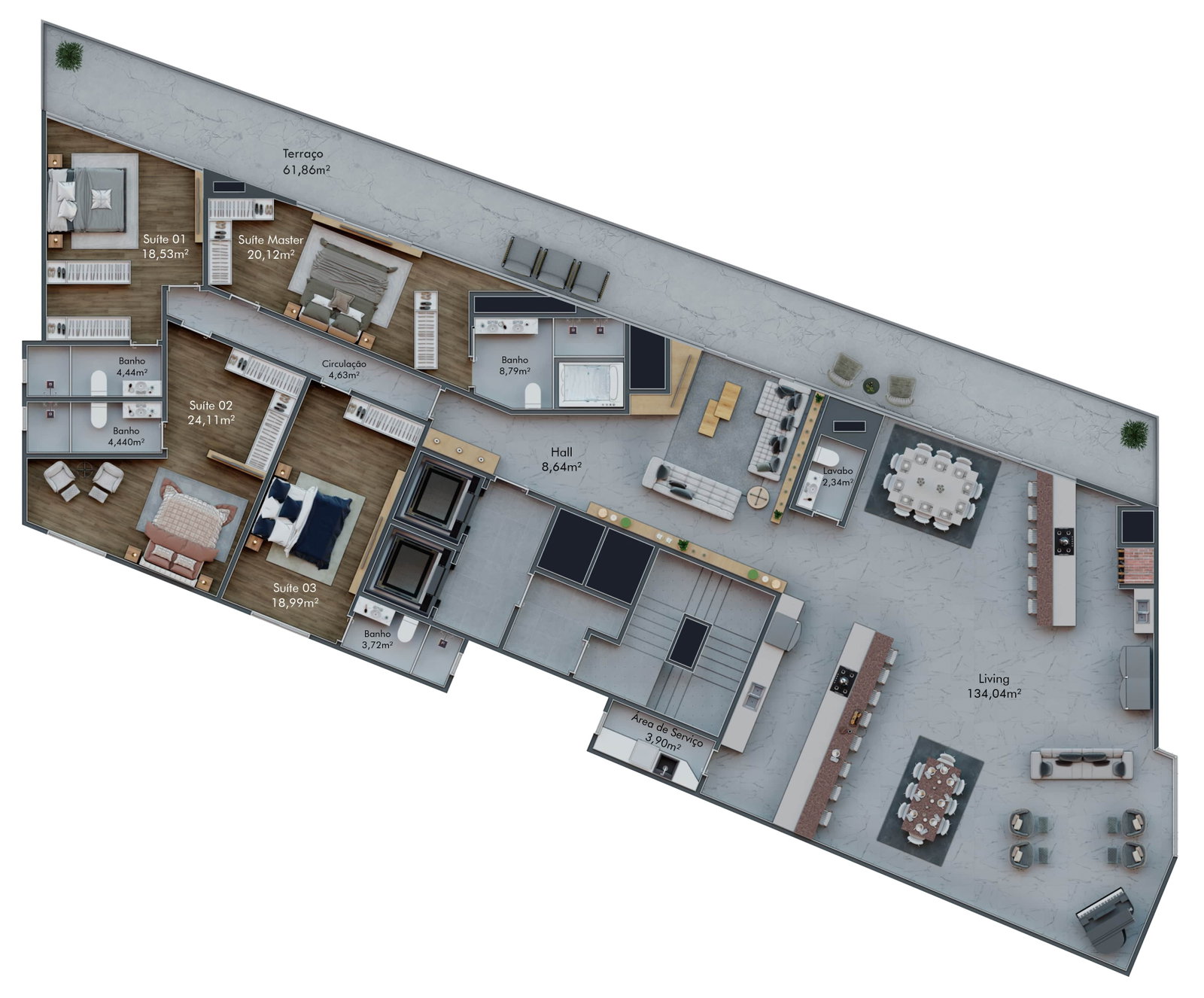 Planta 6 de Strait Tower
