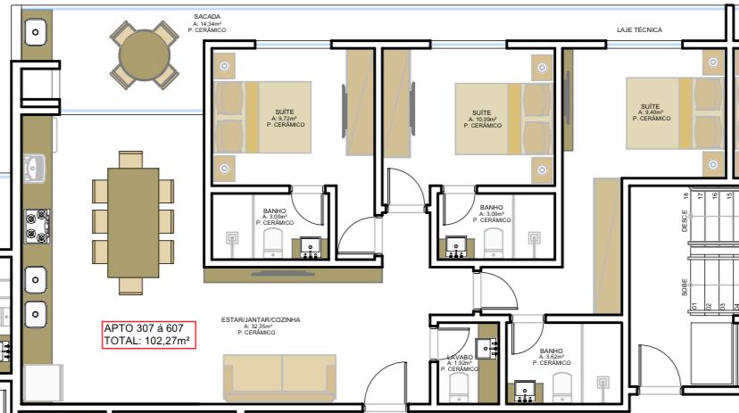 Planta 16 de Palm Beach Home Club