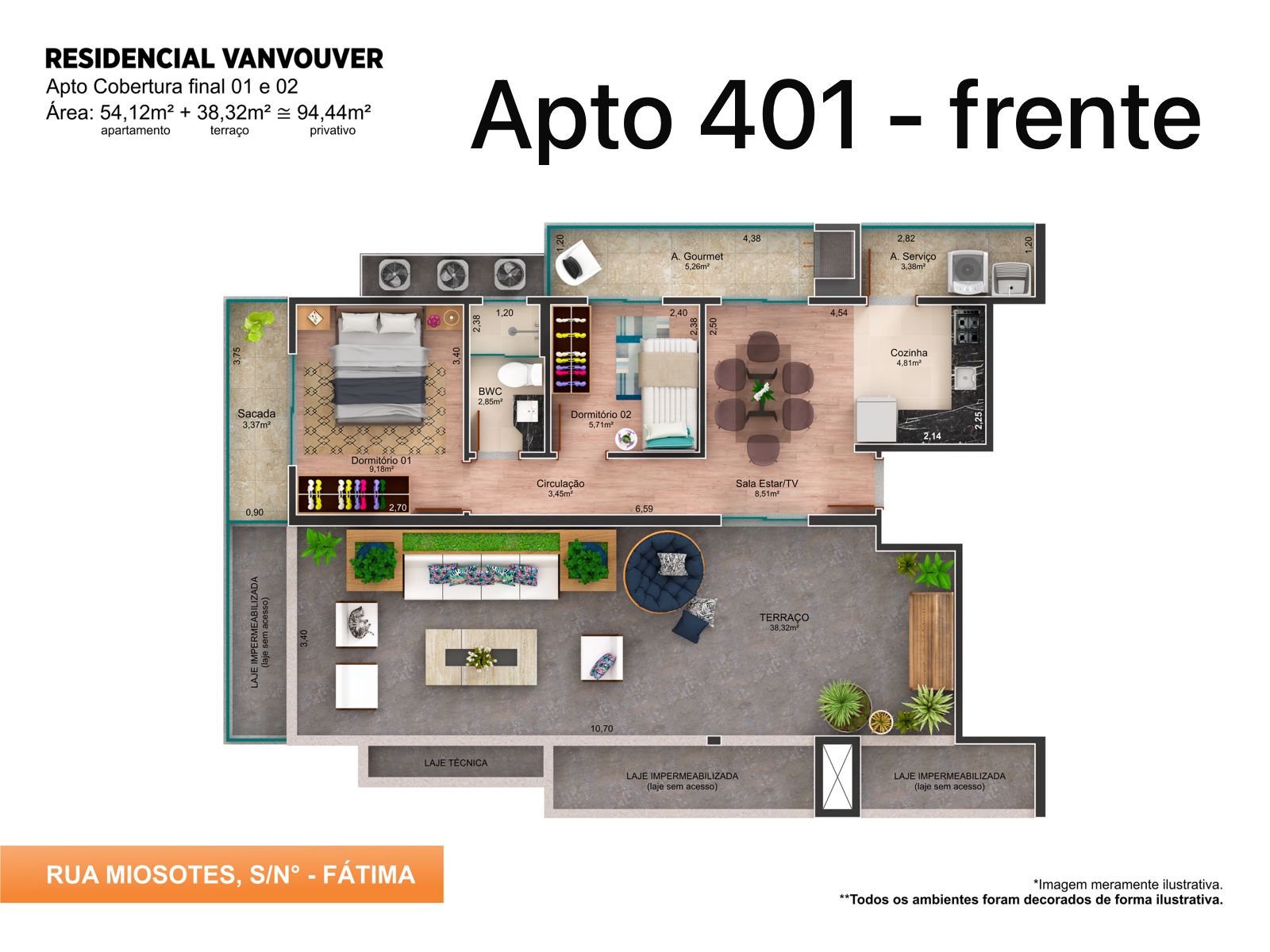 Planta 1 de Residencial Vancouver