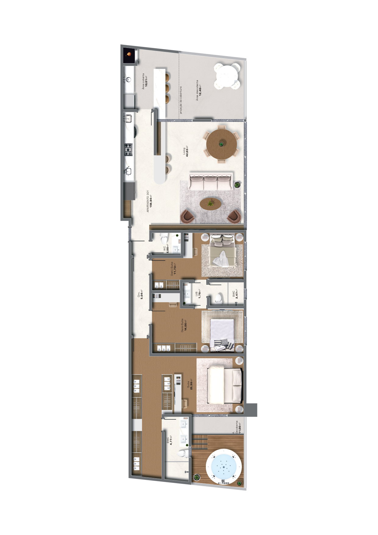 Planta 10 de Residencial Splendore