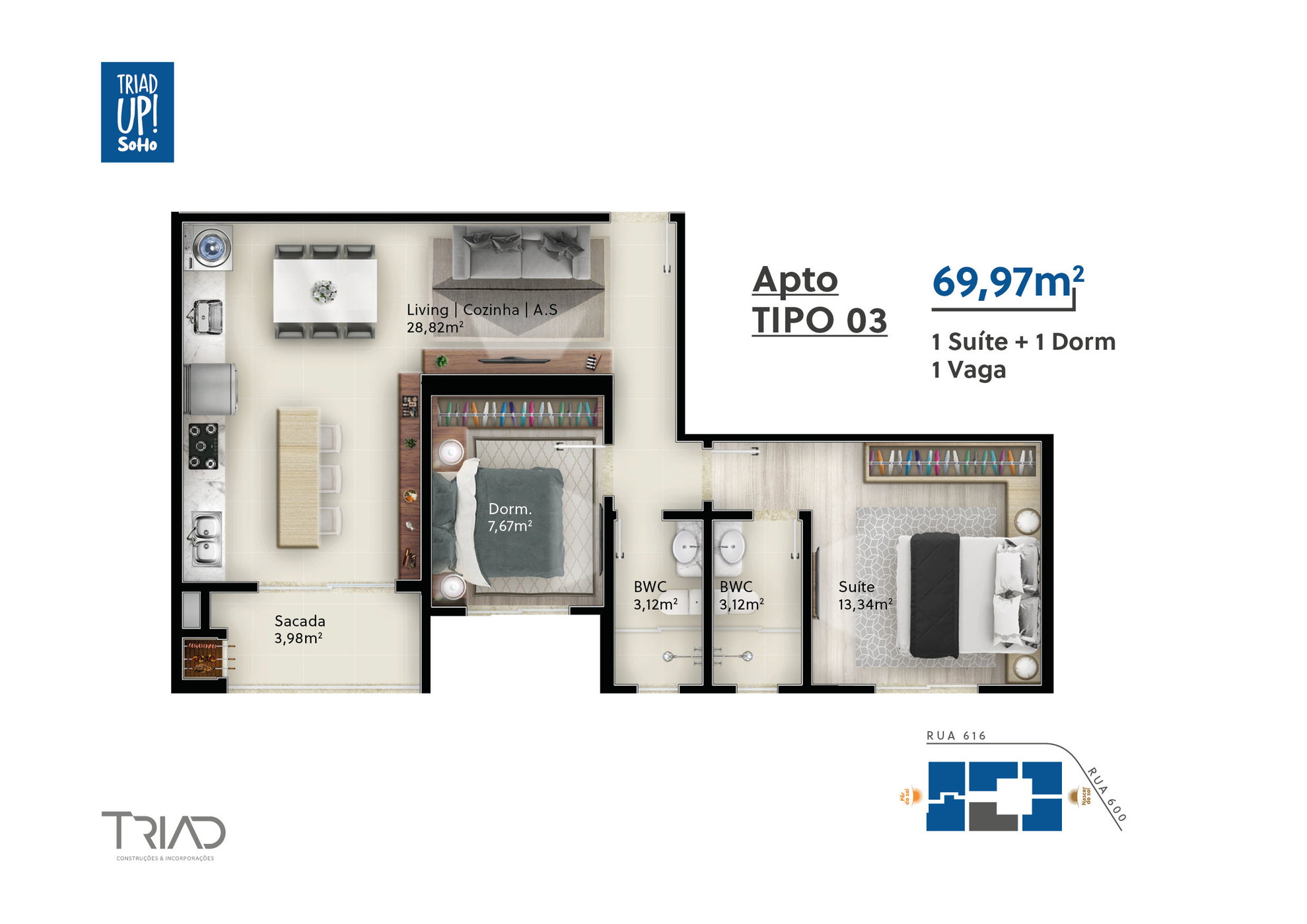 Planta 5 de Triad Up! SoHo