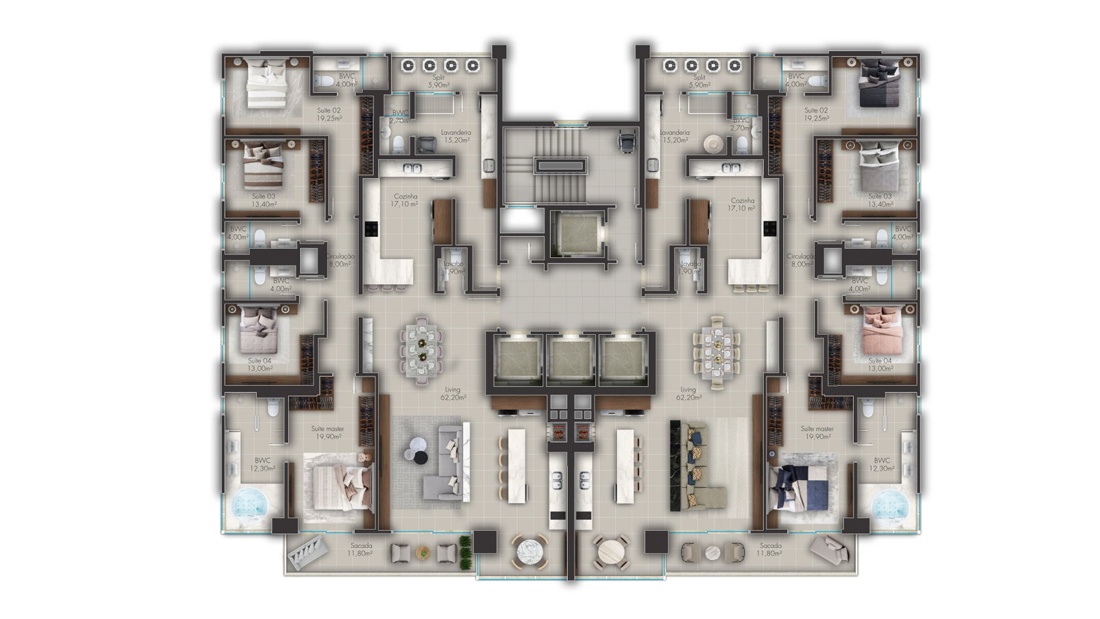 Planta 1 de Magna Tower
