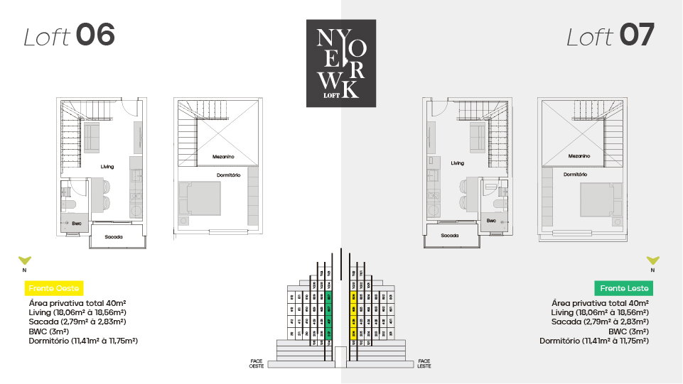Planta 1 de New York Lofts