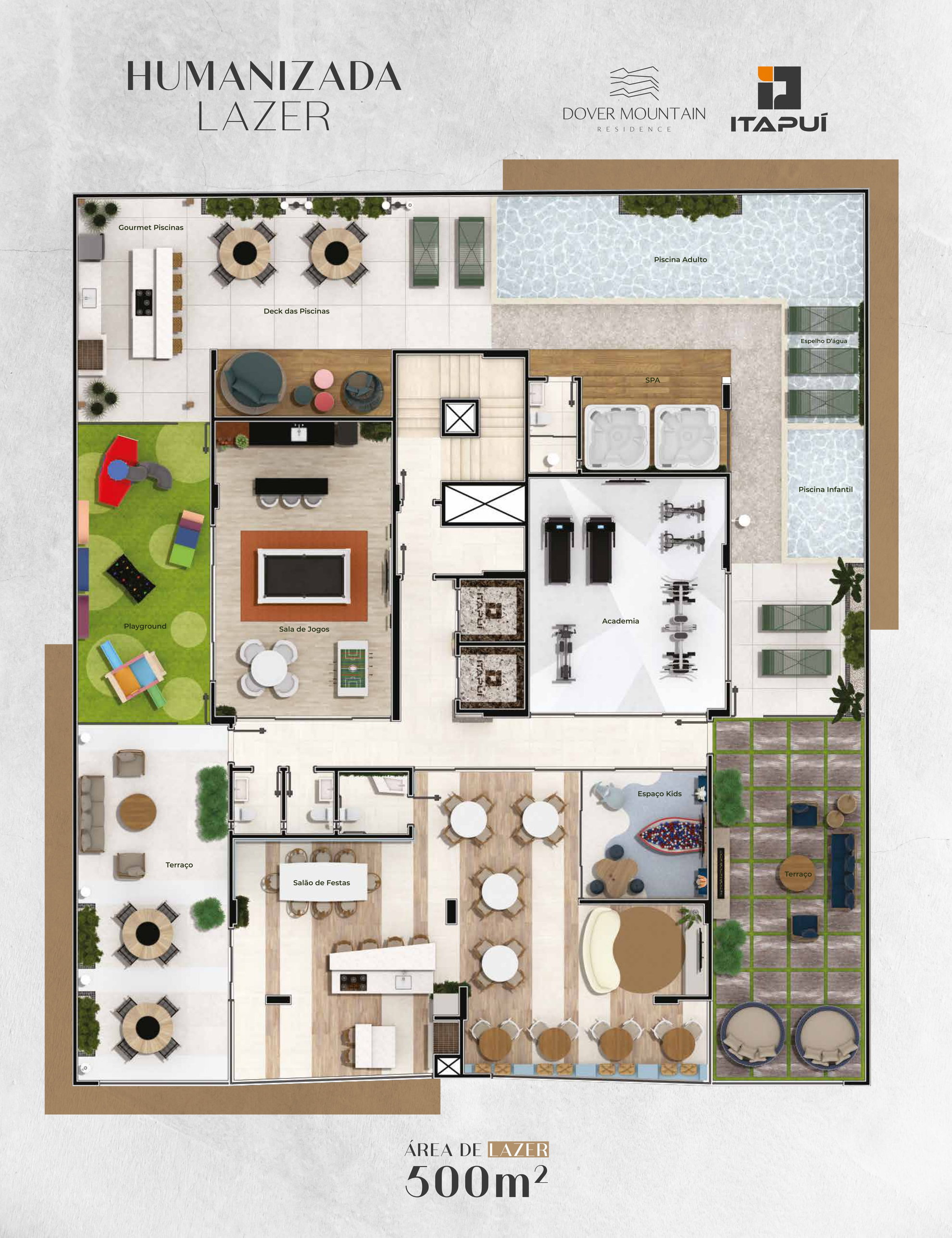 Planta 1 de Dover Mountain Residence