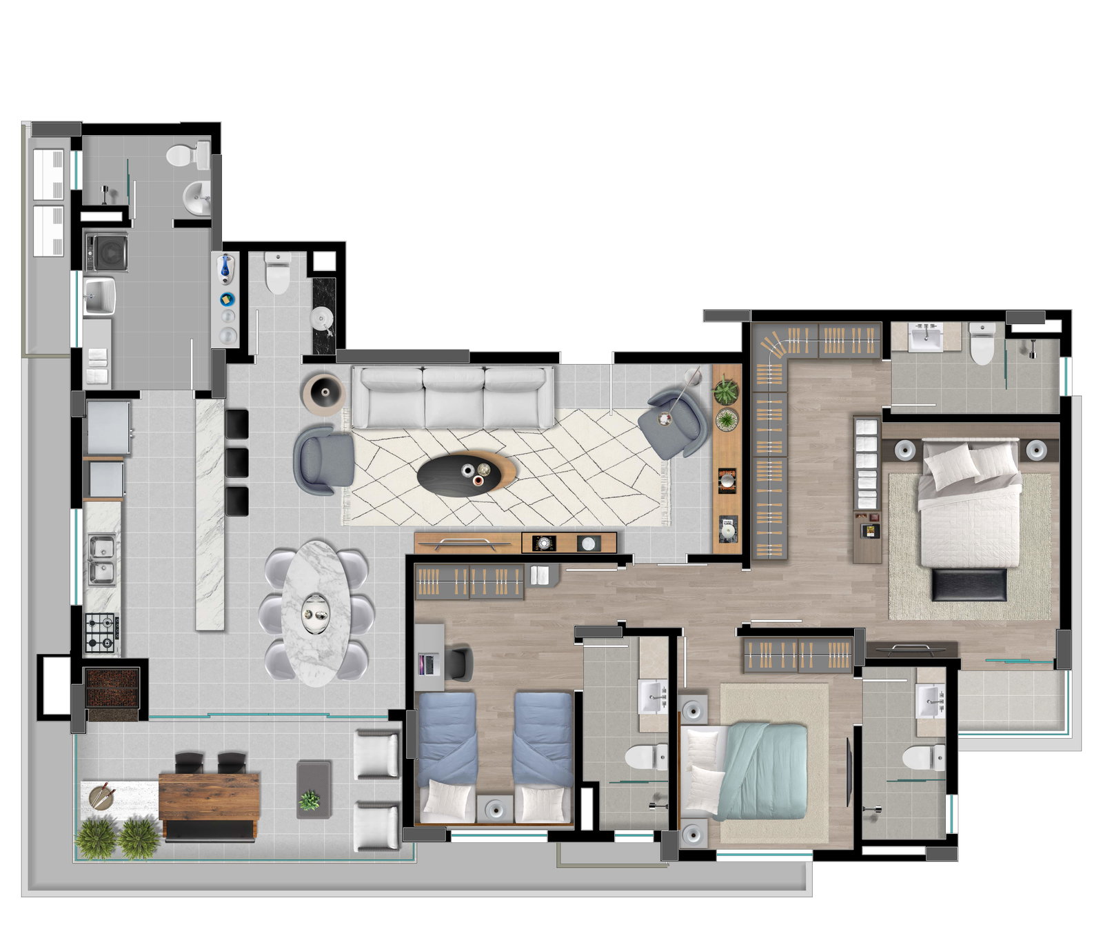 Planta 2 de Porto 950