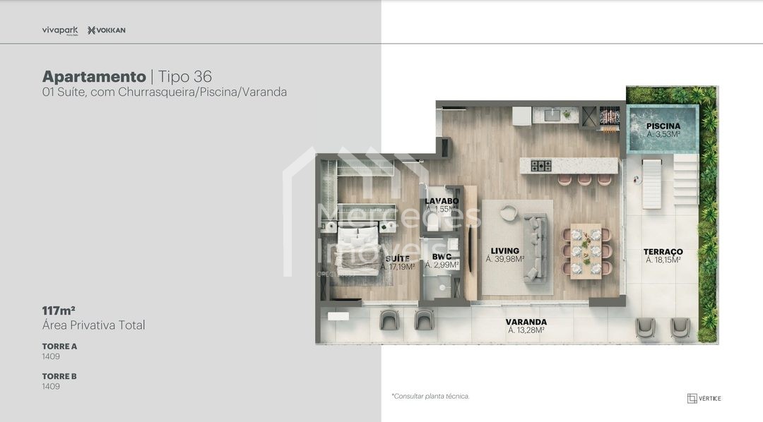 Foto 87 de Sala comercial à venda · Viva Park, Porto Belo