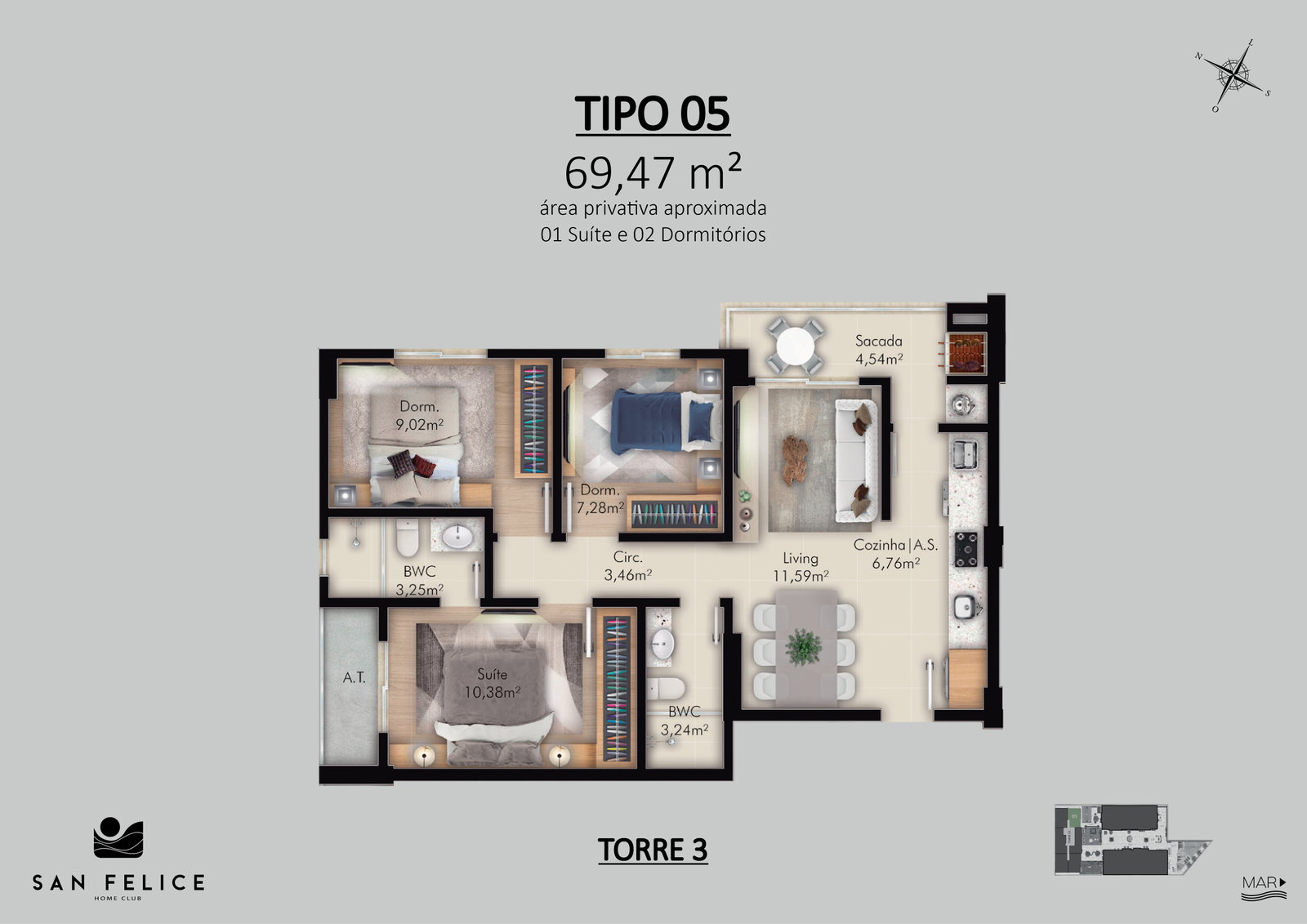 Planta 24 de San Felice Home Club