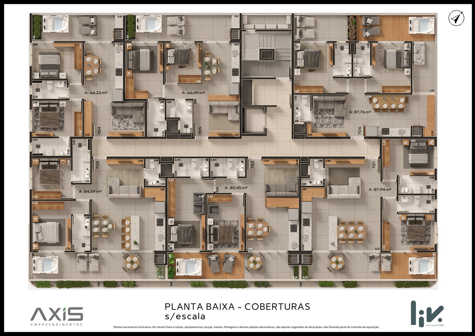 Planta Coberturas do Liv