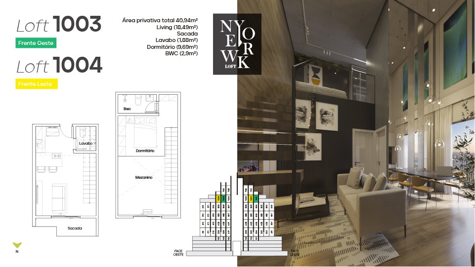 Planta 11 de New York Lofts