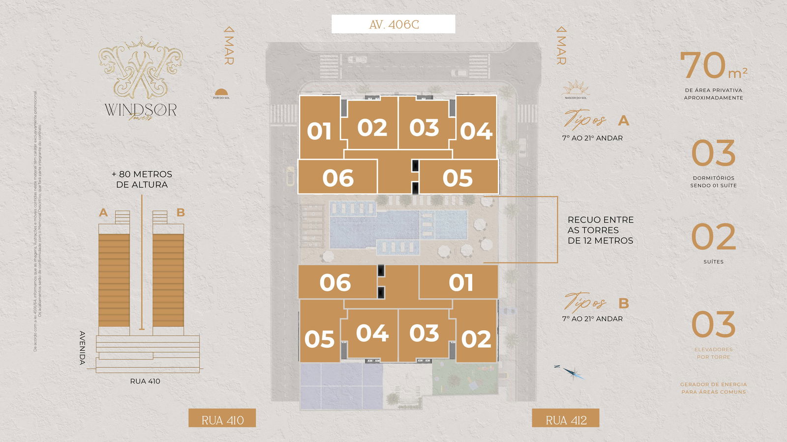 Planta 3 de Windsor Towers