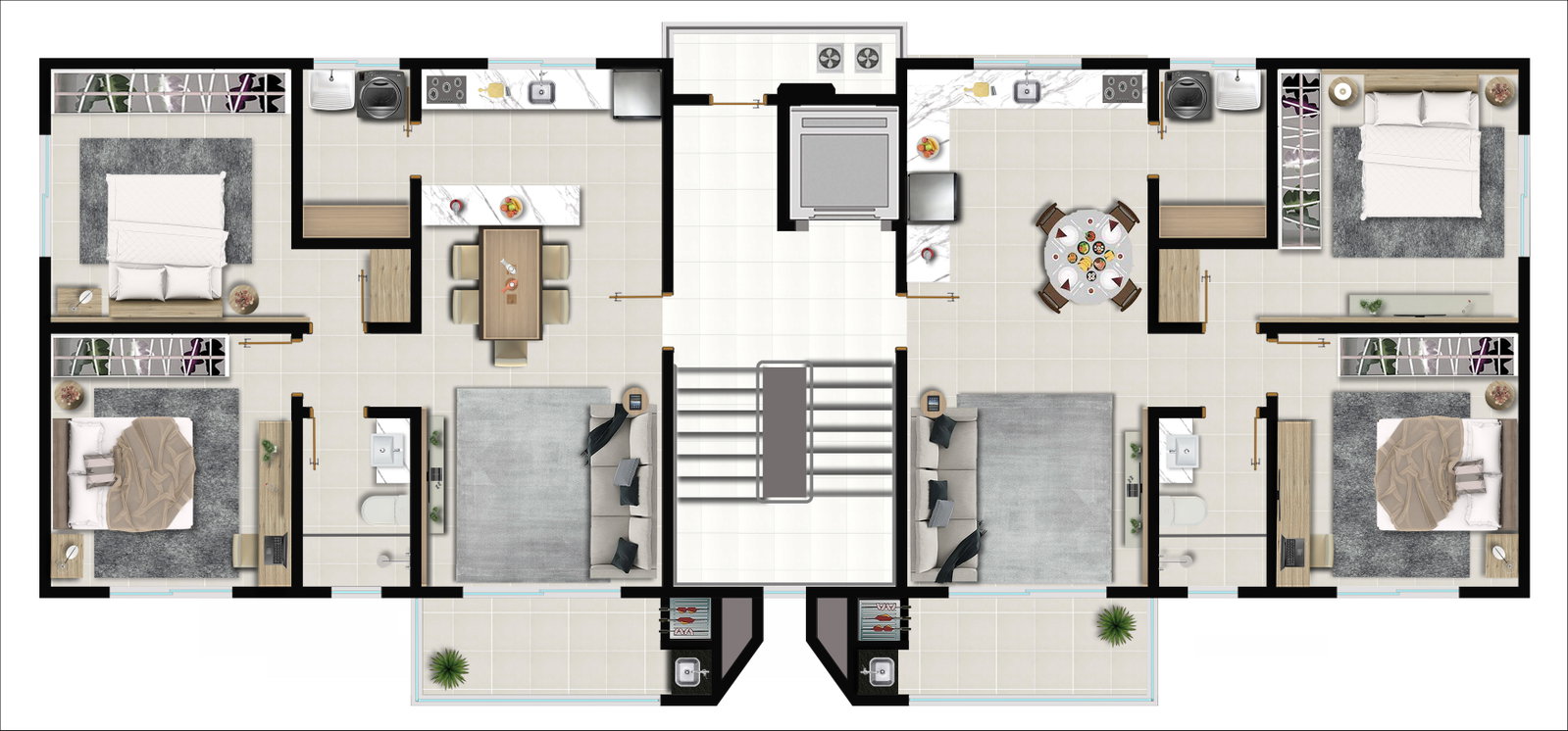 Planta 4 de Park Residence Home Club