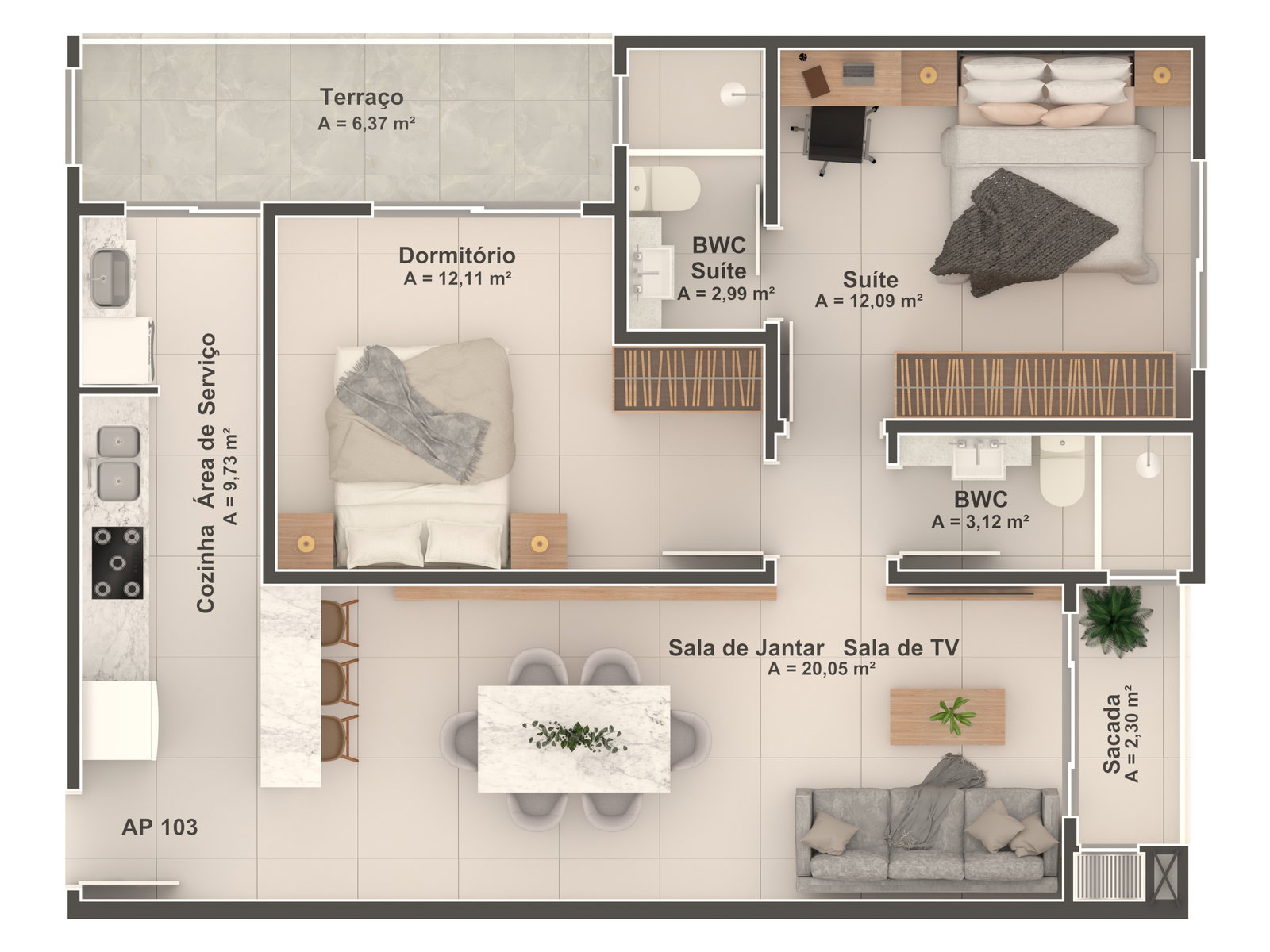 Planta 5 de Residencial Bartolomeu