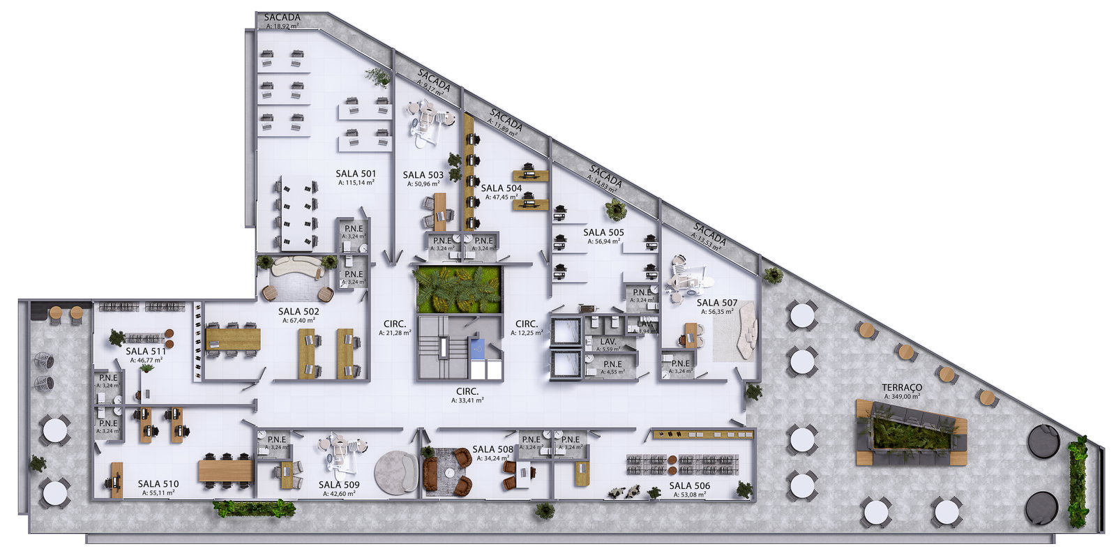 Planta 2 de 75 Business