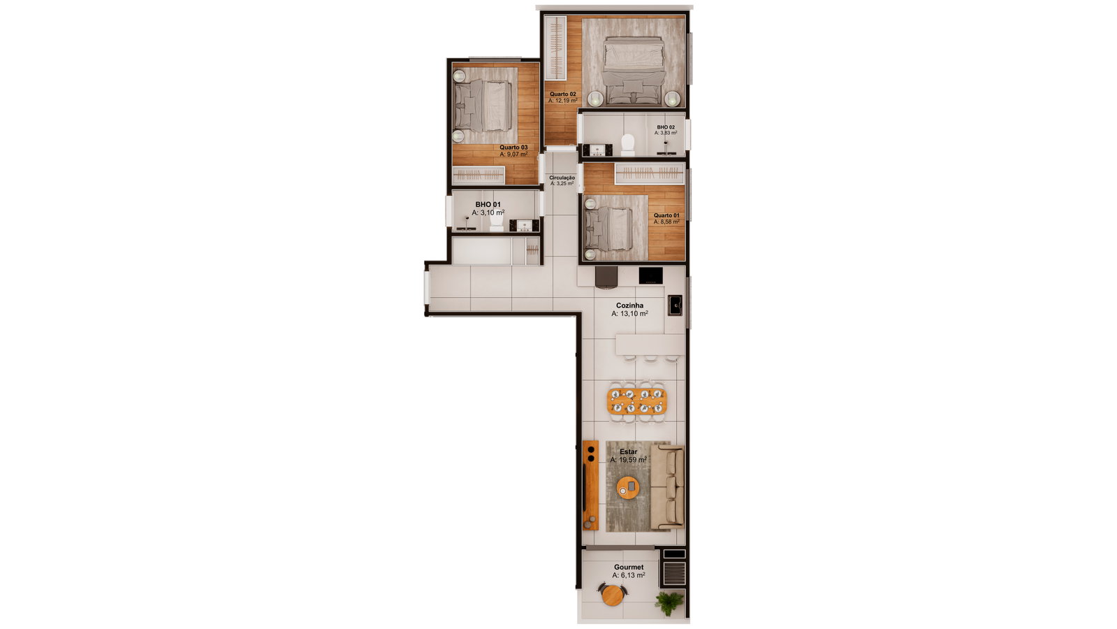 Planta 9 de Arboretto Home Spa