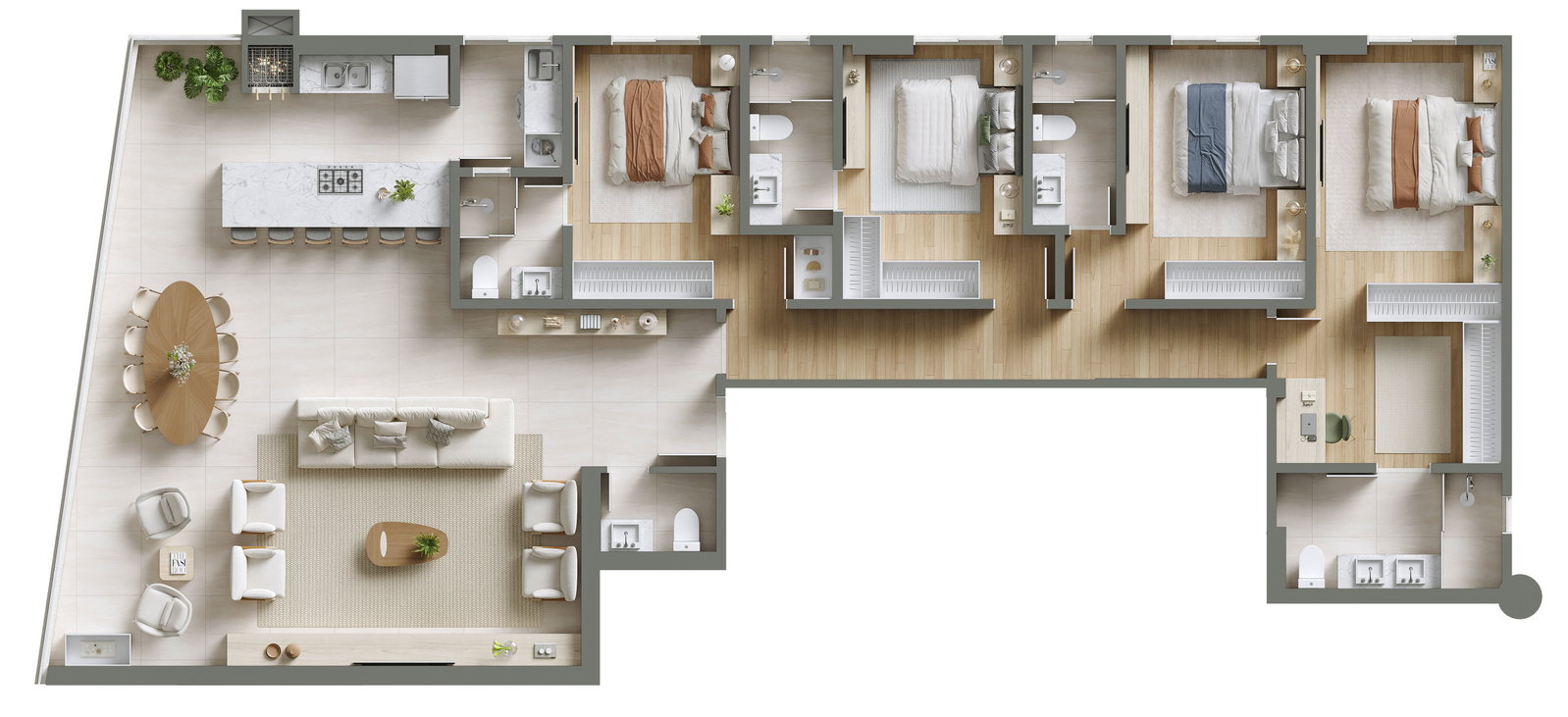 Planta 2 de Hannover Residence