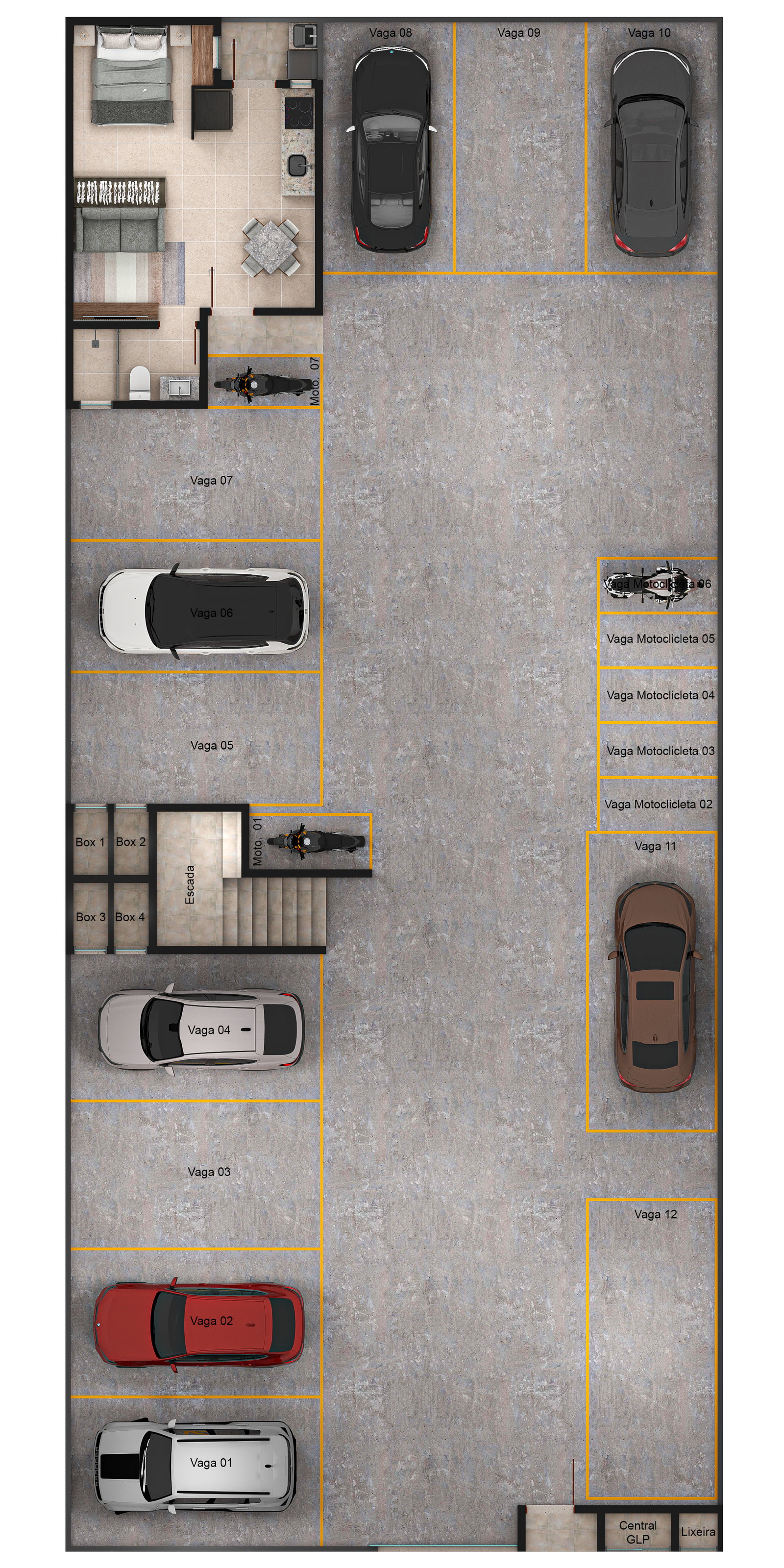 Planta 2 de Residencial Essence
