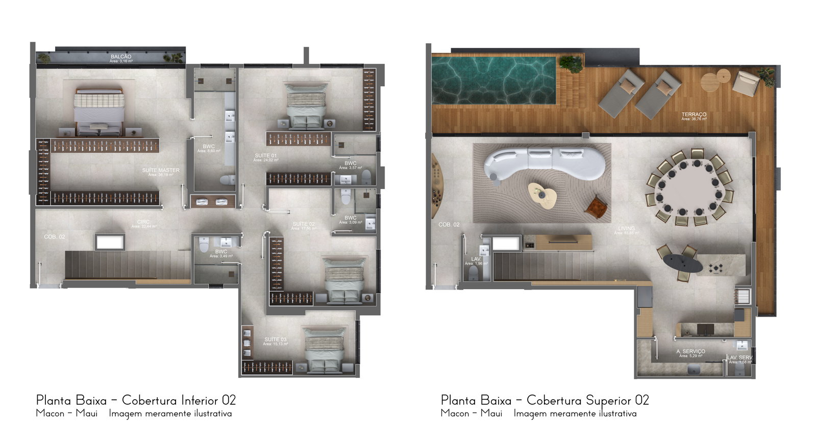 Planta 1 de Maui Residence